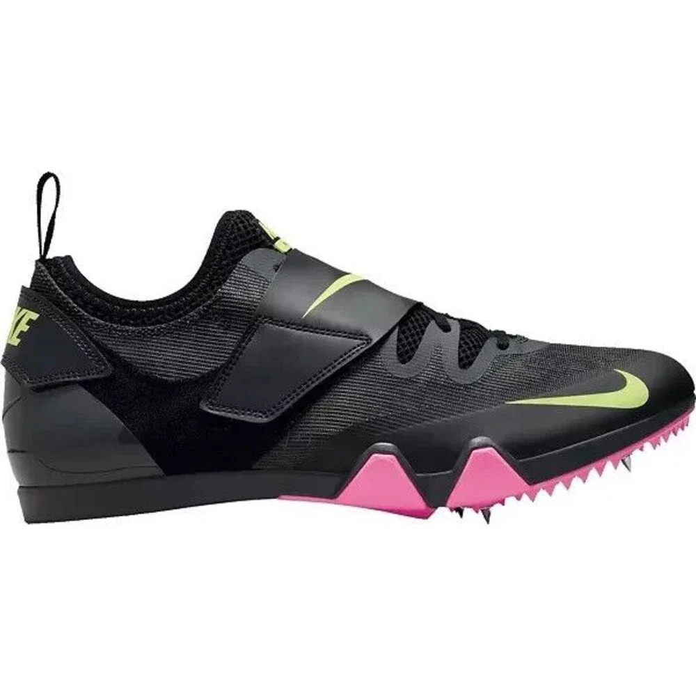 Nike Pole Vault Elite Jumping Shoes Black Pink AA1204-004 Men's Size 4.5 Wmns 6